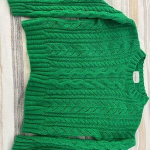 Dry Goods Emerald Green Knit Sweater size small